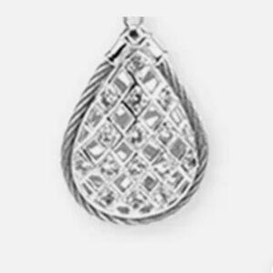 Charriol Silver Topaz Cable Necklace